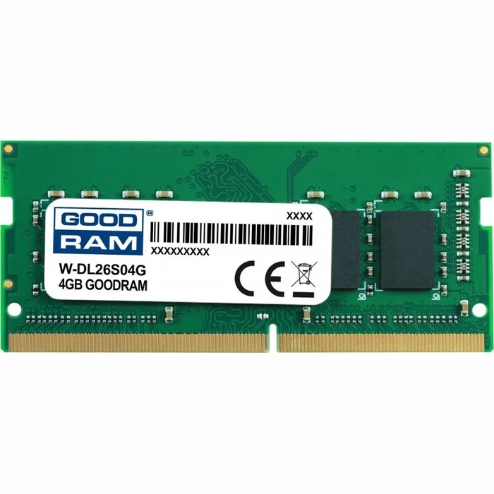 Operatīvā atmiņa (RAM) Goodram Dell 4GB 2666MHz CL19 DDR4 SO-DIMM W-DL26S04G