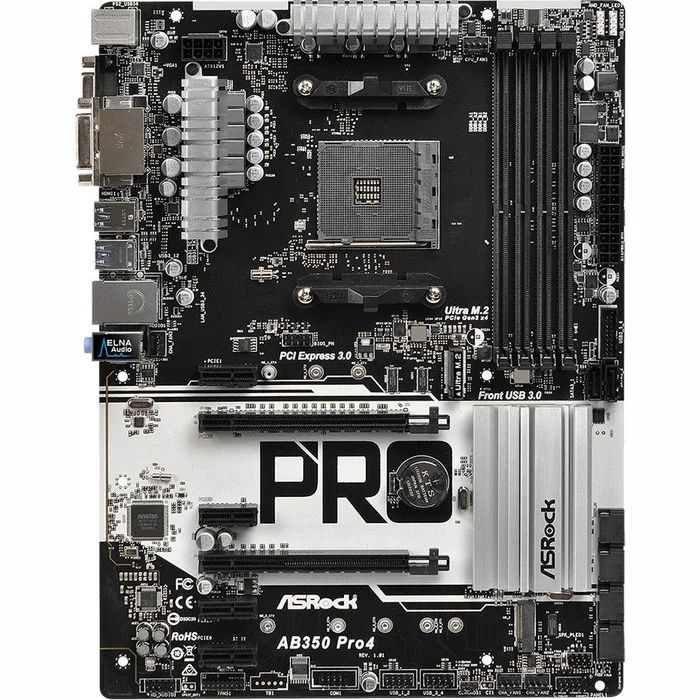 Mātesplates ASRock AB350PRO4