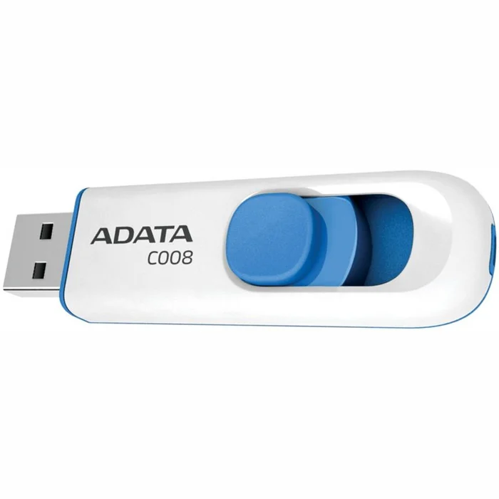 USB zibatmiņa USB zibatmiņa A-DATA C008 16GB WHITE/BLUE