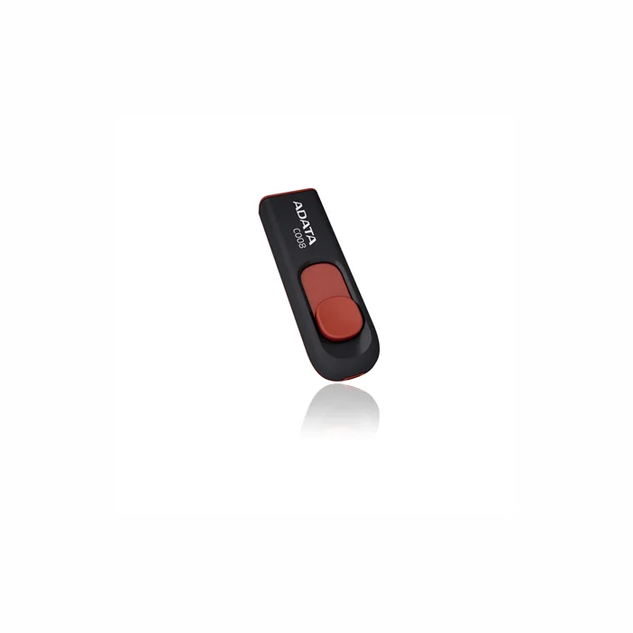 USB zibatmiņa USB zibatmiņa A-DATA CLASSIC C008 64GB BLACK/RED