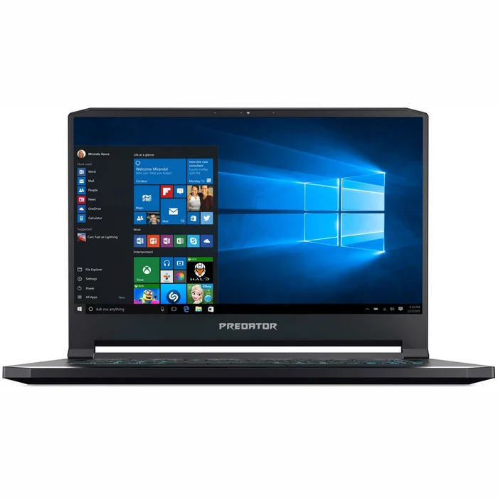Portatīvie datori Acer Predator Triton 500 Black 15.6 "