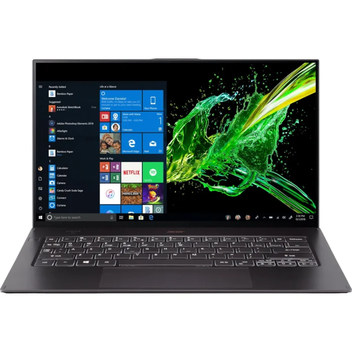 Portatīvie datori Acer Swift 7 SF714-52T Black 14 "