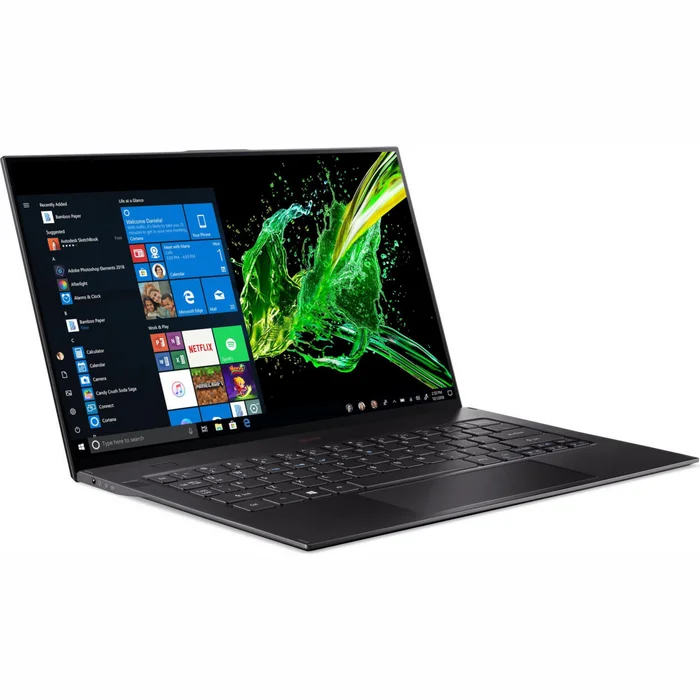 Portatīvie datori Acer Swift 7 SF714-52T Black 14 "