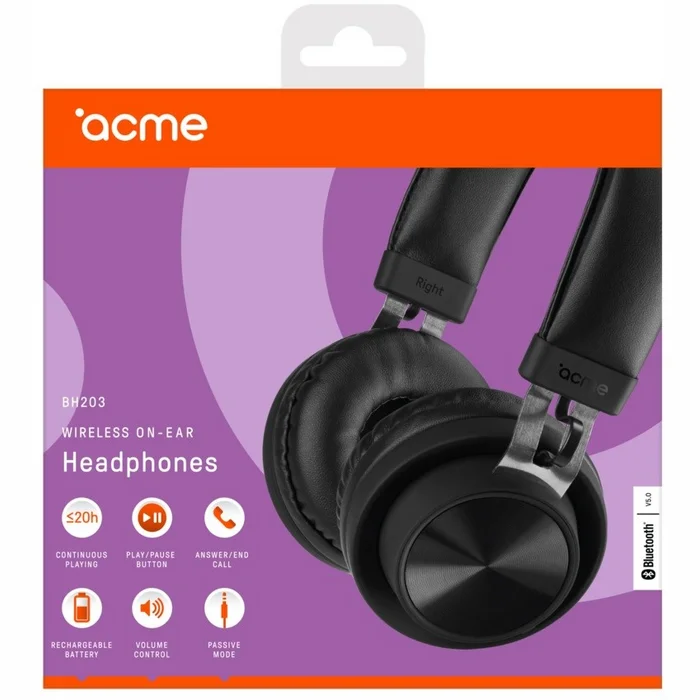 Austiņas Acme BH203 Black