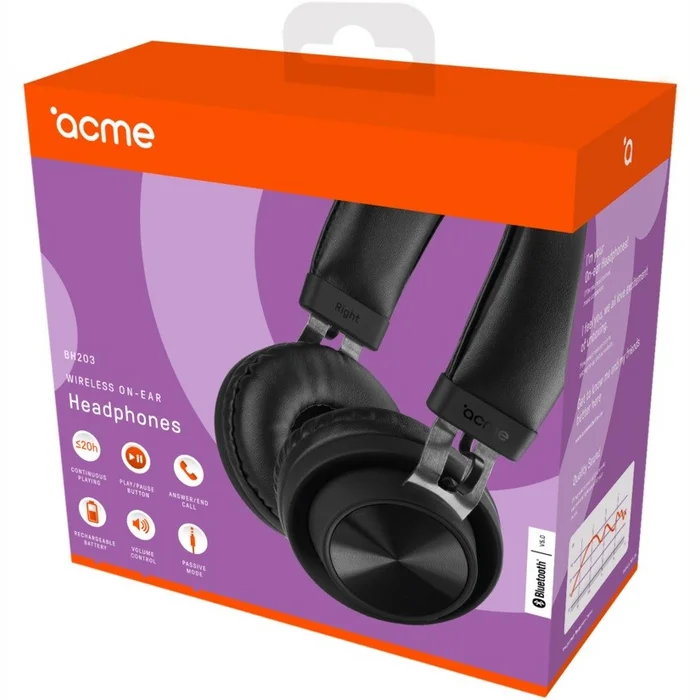Austiņas Acme BH203 Black