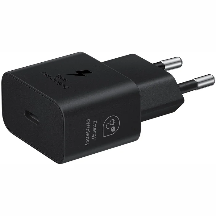 Lādētāji, kabeļi un adapteri Samsung 25W Power Adapter Type-C (w/o cable) Black