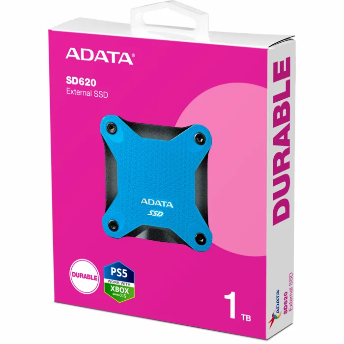 Ārējais cietais disks Adata SD620 1TB Blue