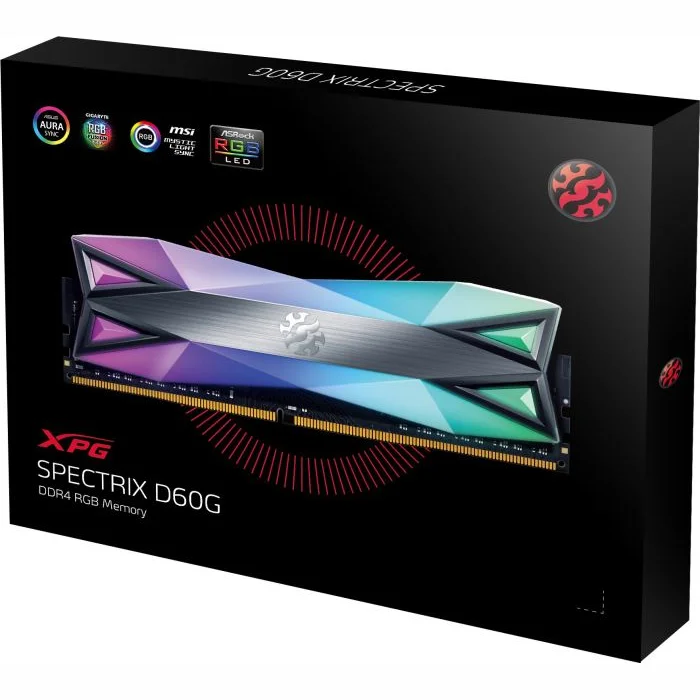 Operatīvā atmiņa (RAM) ADATA XPG SPECTRIX D60G 8GB 3200Mhz DDR4  AX4U320038G16-ST60