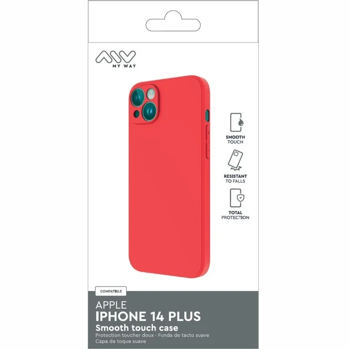 Apple iPhone 14 Plus Smoothie TPU Cover By My Way Red