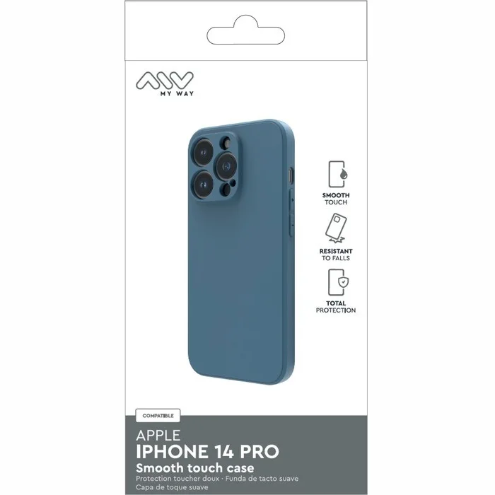 Apple iPhone 14 Pro Smoothie TPU Cover By My Way Blue