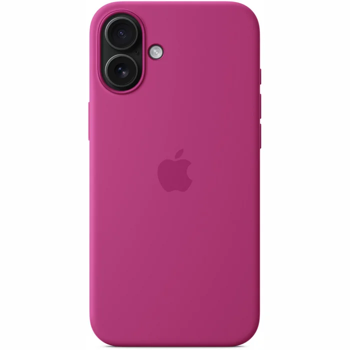 Apple iPhone 16 Plus Silicone Case with MagSafe - Fuchsia