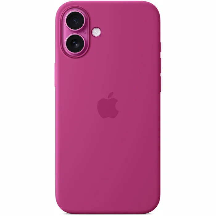 Apple iPhone 16 Plus Silicone Case with MagSafe - Fuchsia