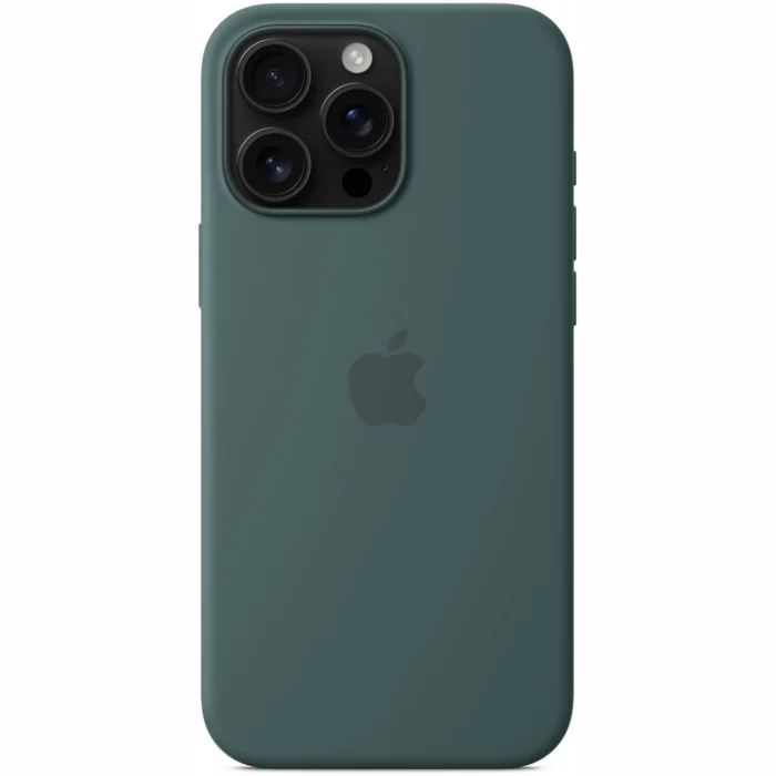 Apple iPhone 16 Pro Max Silicone Case with MagSafe - Lake Green