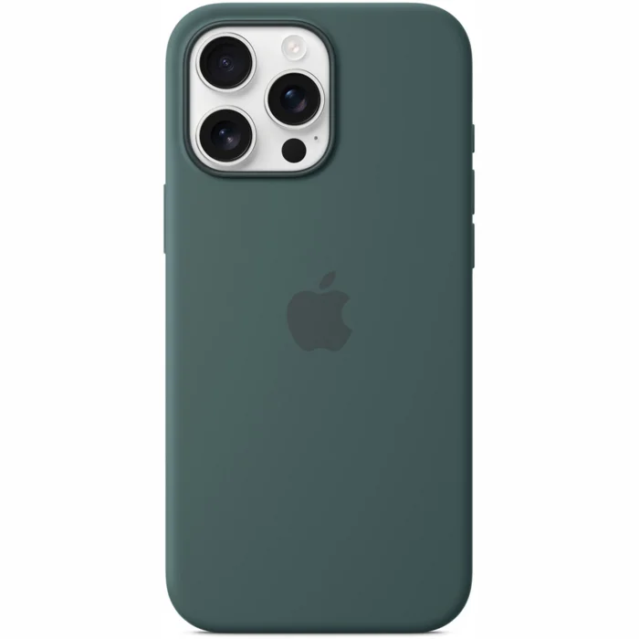 Apple iPhone 16 Pro Max Silicone Case with MagSafe - Lake Green