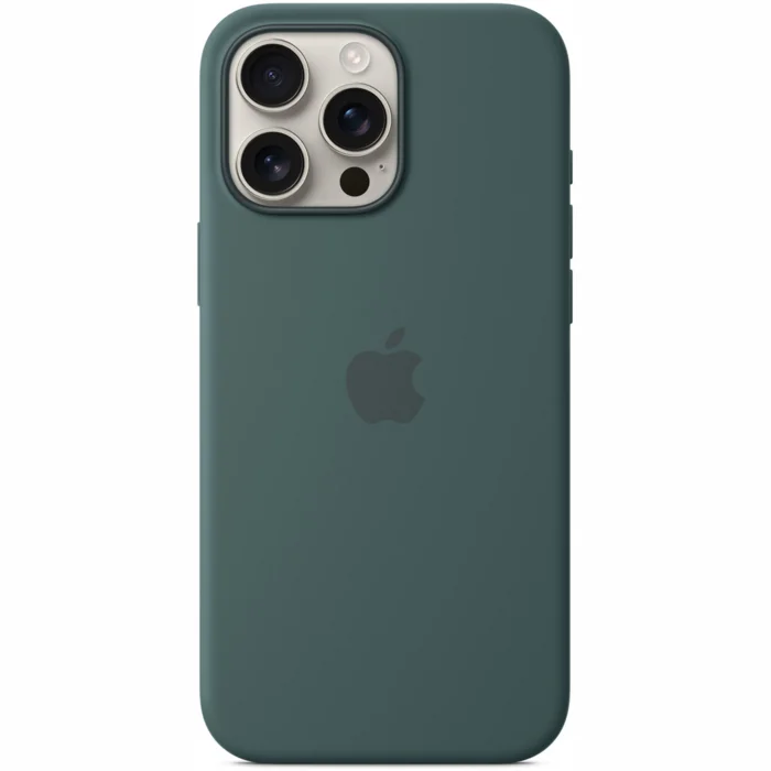 Apple iPhone 16 Pro Max Silicone Case with MagSafe - Lake Green