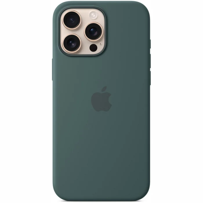 Apple iPhone 16 Pro Max Silicone Case with MagSafe - Lake Green