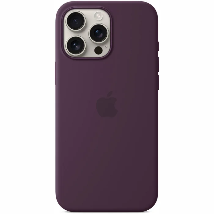 Apple iPhone 16 Pro Max Silicone Case with MagSafe - Plum