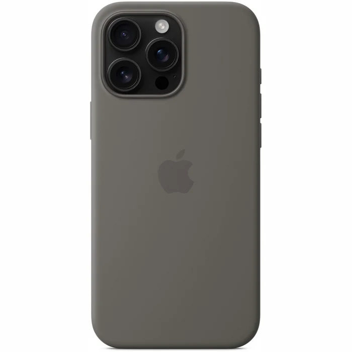 Apple iPhone 16 Pro Max Silicone Case with MagSafe - Stone Gray