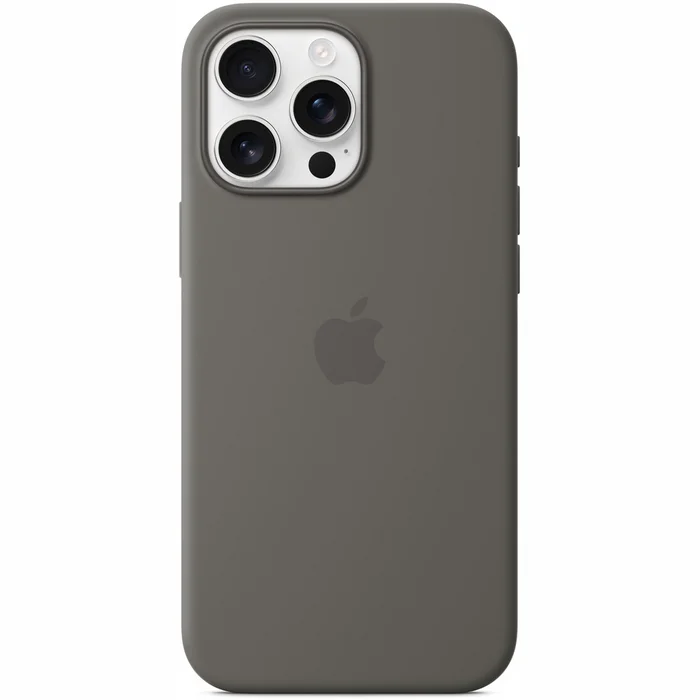 Apple iPhone 16 Pro Max Silicone Case with MagSafe - Stone Gray