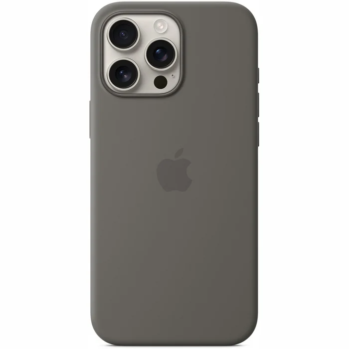 Apple iPhone 16 Pro Max Silicone Case with MagSafe - Stone Gray