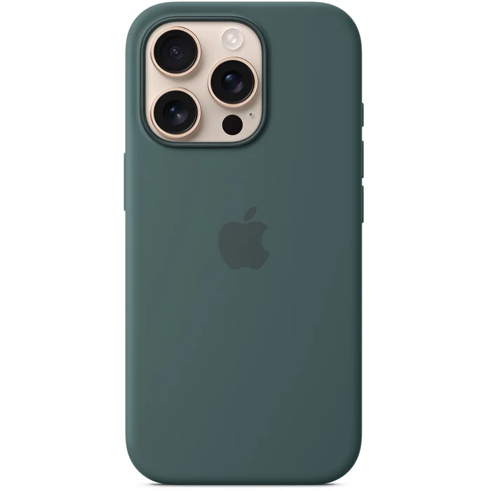 Apple iPhone 16 Pro Silicone Case with MagSafe - Lake Green