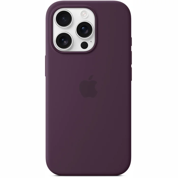 Apple iPhone 16 Pro Silicone Case with MagSafe - Plum