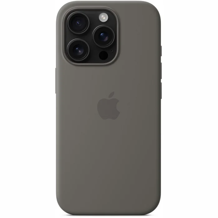 Apple iPhone 16 Pro Silicone Case with MagSafe - Stone Gray