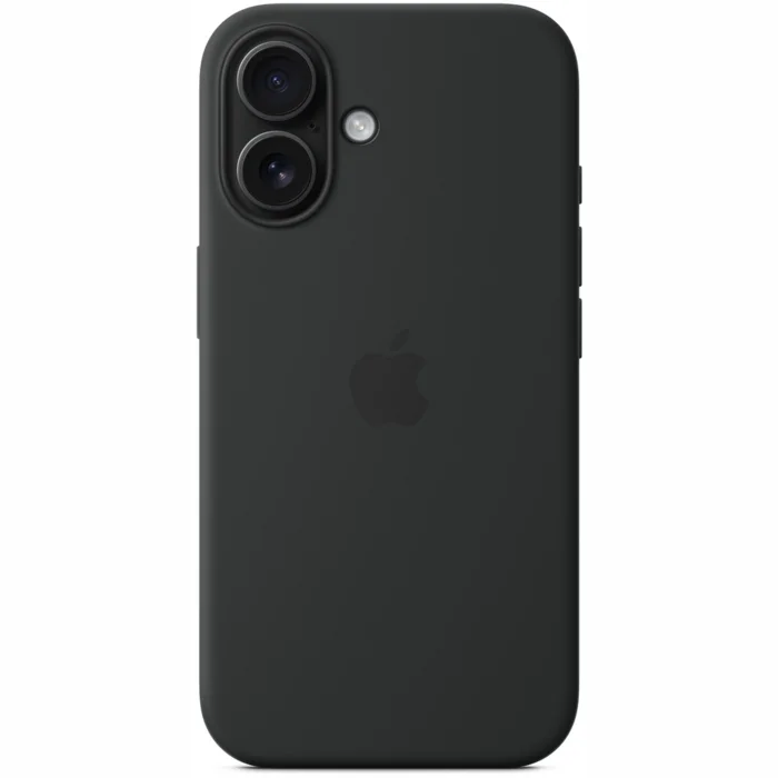 Apple iPhone 16 Silicone Case with MagSafe - Black