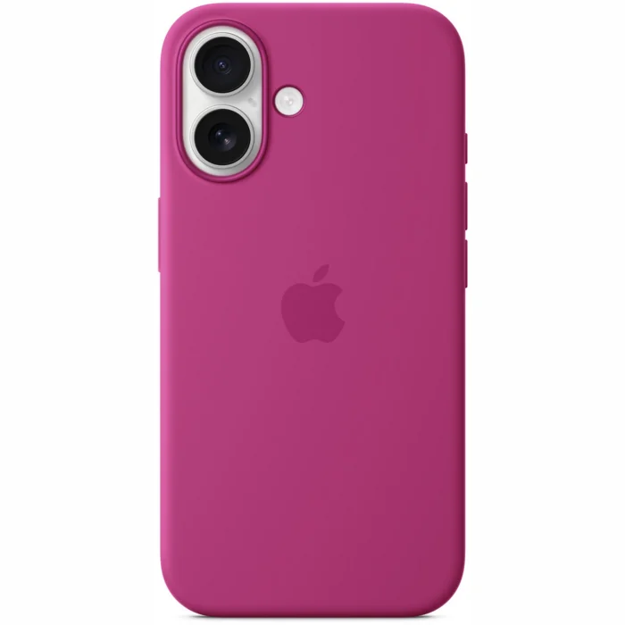 Apple iPhone 16 Silicone Case with MagSafe - Fuchsia