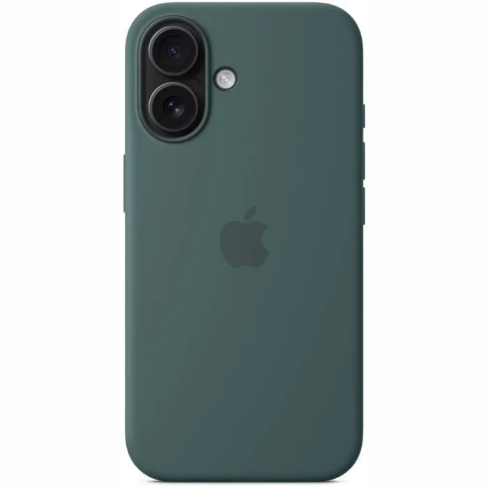 Apple iPhone 16 Silicone Case with MagSafe - Lake Green