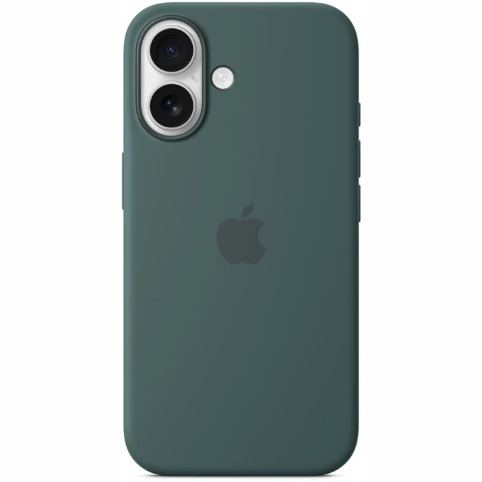 Apple iPhone 16 Silicone Case with MagSafe - Lake Green