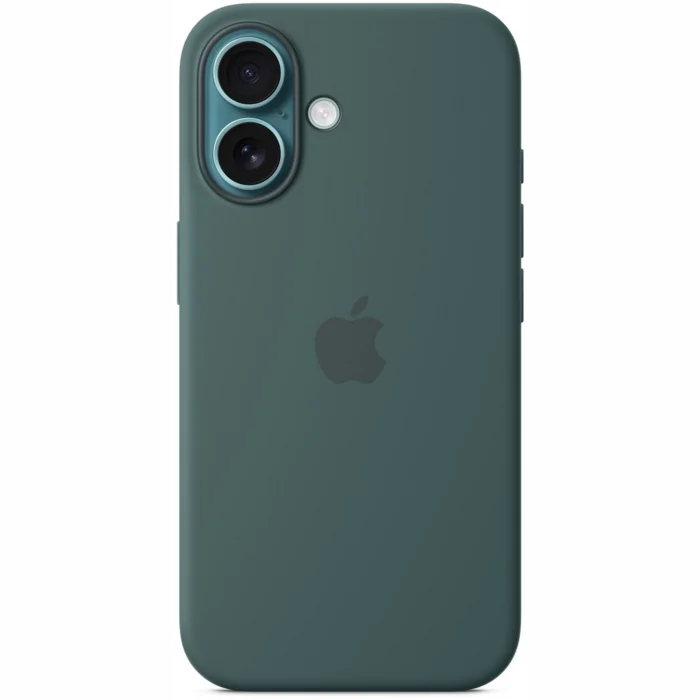 Apple iPhone 16 Silicone Case with MagSafe - Lake Green