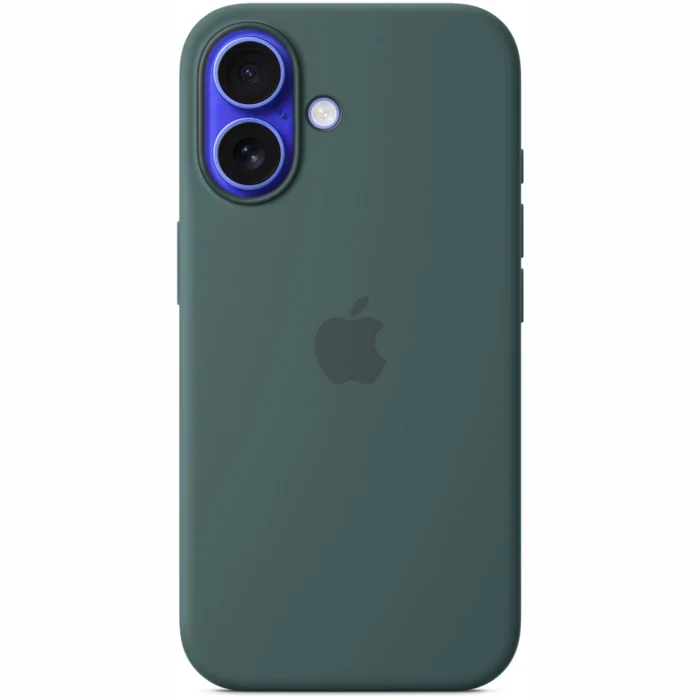 Apple iPhone 16 Silicone Case with MagSafe - Lake Green