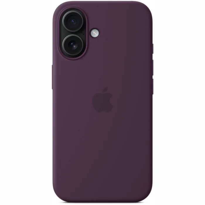 Apple iPhone 16 Silicone Case with MagSafe - Plum