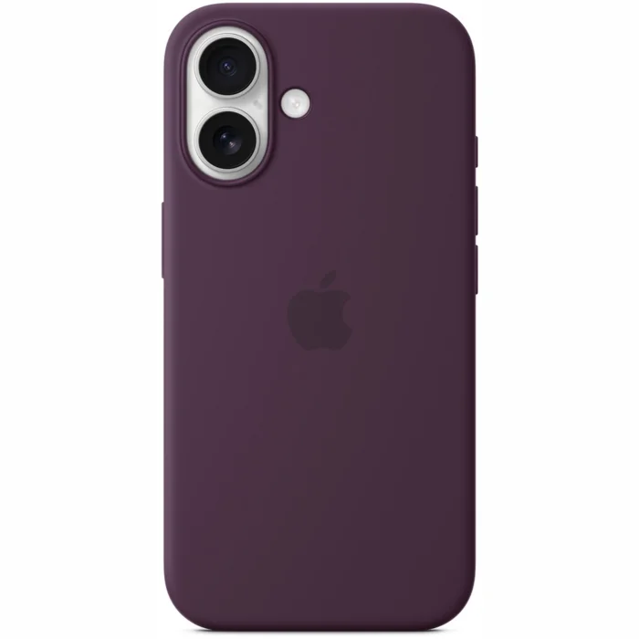 Apple iPhone 16 Silicone Case with MagSafe - Plum