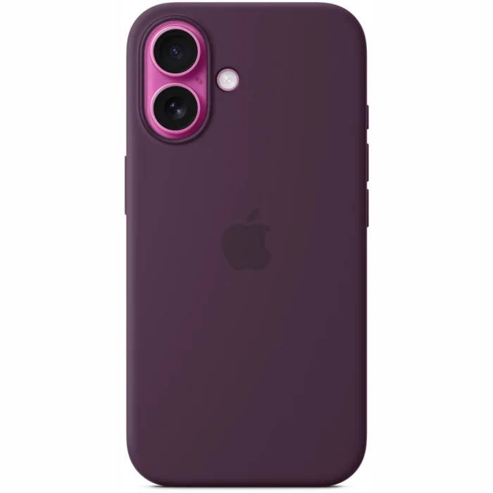 Apple iPhone 16 Silicone Case with MagSafe - Plum