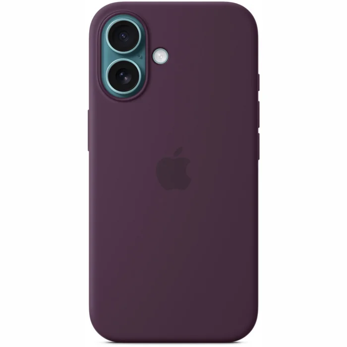 Apple iPhone 16 Silicone Case with MagSafe - Plum