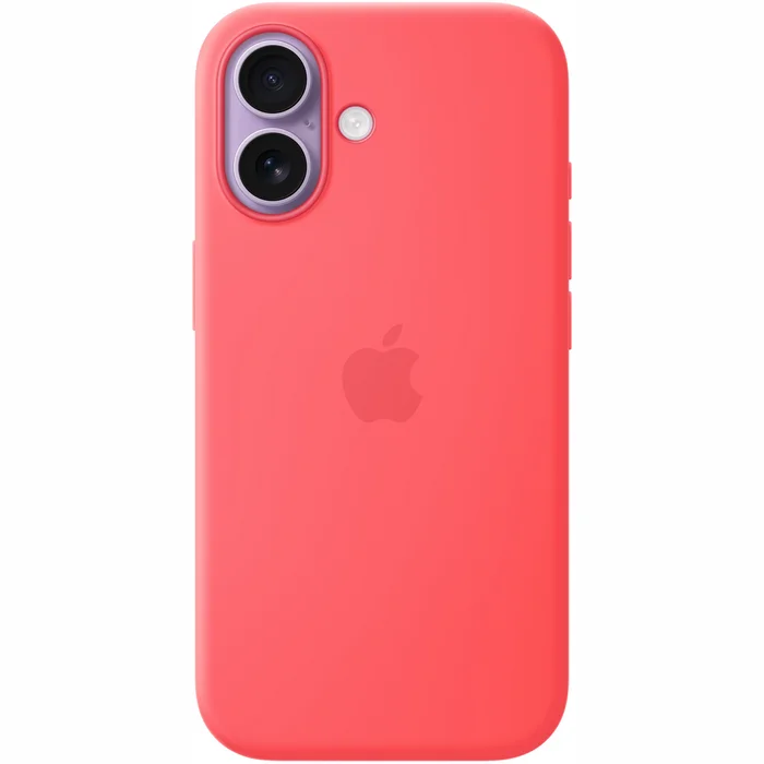 Apple iPhone 17 Silicone Case with MagSafe – Bright Guava