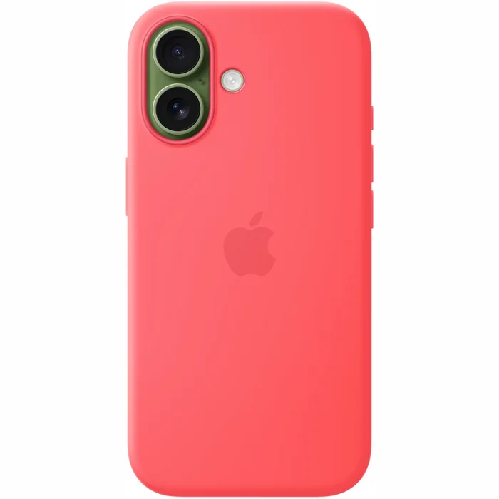 Apple iPhone 17 Silicone Case with MagSafe – Bright Guava