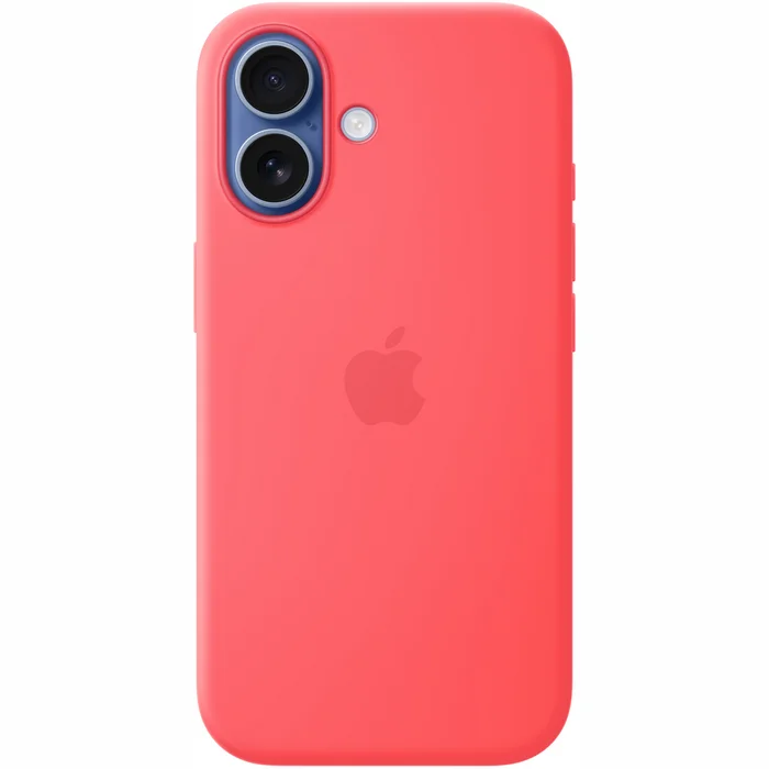 Apple iPhone 17 Silicone Case with MagSafe – Bright Guava