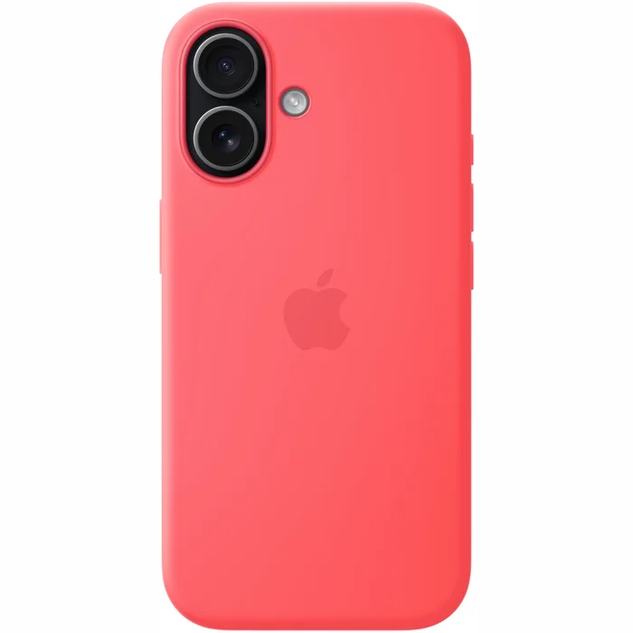 Apple iPhone 17 Silicone Case with MagSafe – Bright Guava