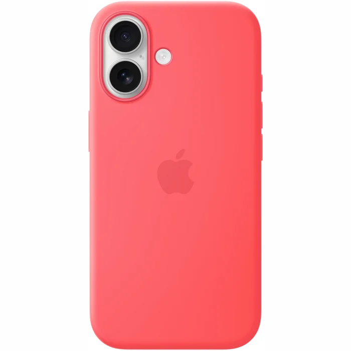 Apple iPhone 17 Silicone Case with MagSafe – Bright Guava