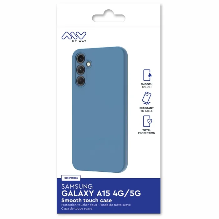 Samsung Galaxy A15 4G/A15 5G Smoothie TPU Cover By My Way Blue
