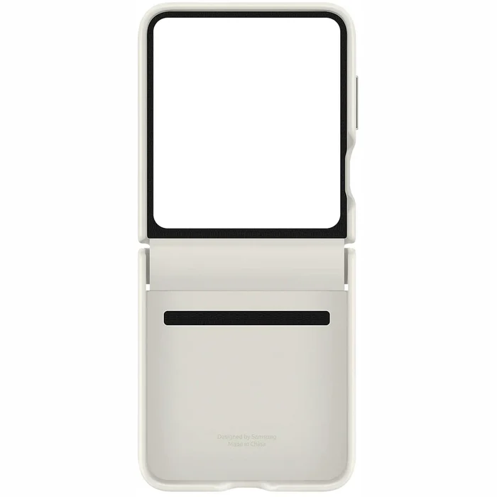 Telefona vāciņi un maciņi Samsung Galaxy Flip 5 Flap ECO-Leather Case Cream