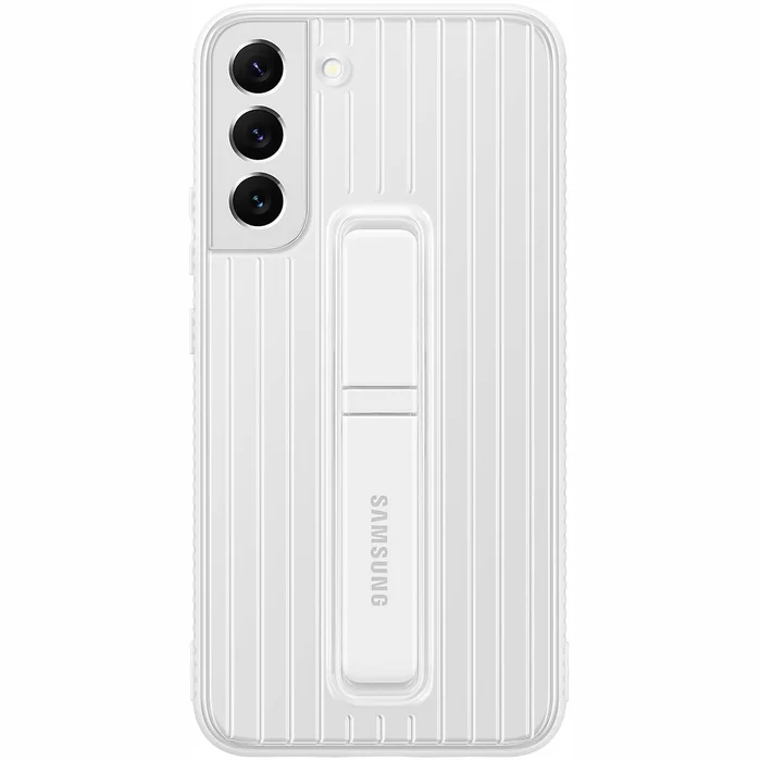 Telefona vāciņi un maciņi Samsung Galaxy S22+ Protective Standing Cover White