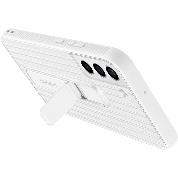 Telefona vāciņi un maciņi Samsung Galaxy S22+ Protective Standing Cover White