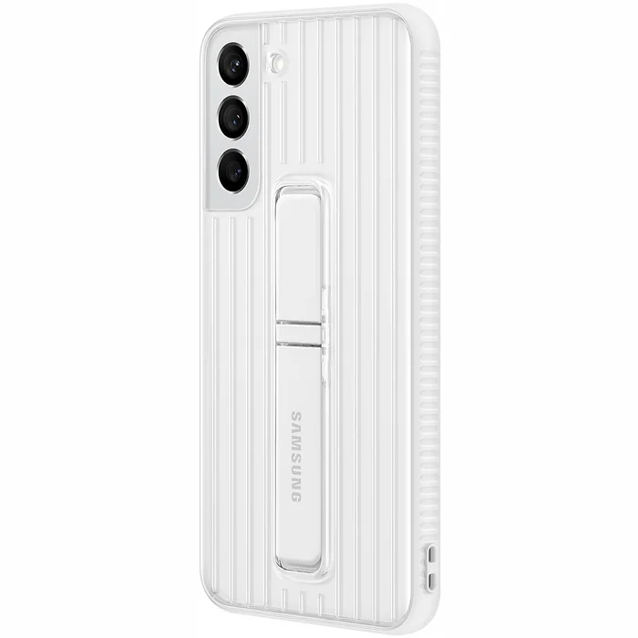 Telefona vāciņi un maciņi Samsung Galaxy S22+ Protective Standing Cover White