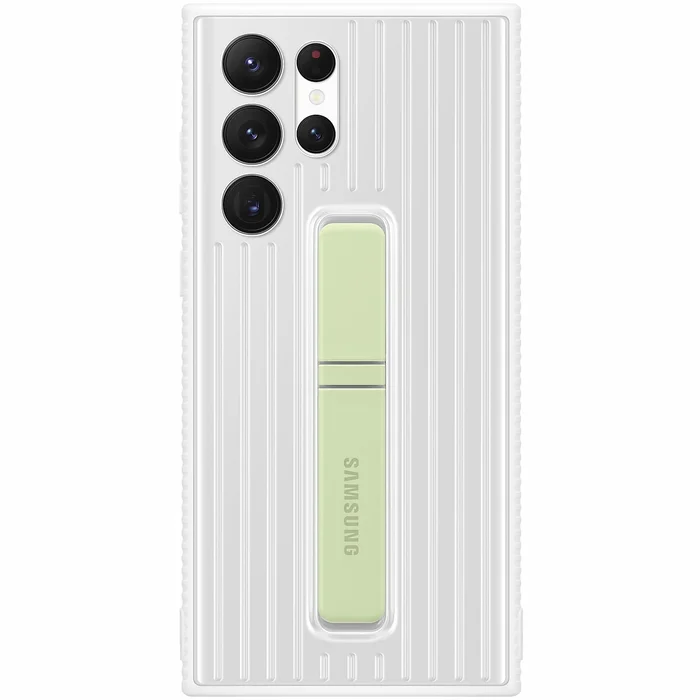 Samsung Galaxy S22 Ultra Protective Standing Cover White
