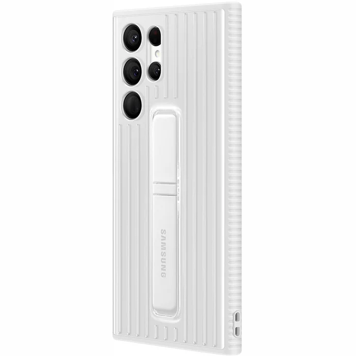 Samsung Galaxy S22 Ultra Protective Standing Cover White