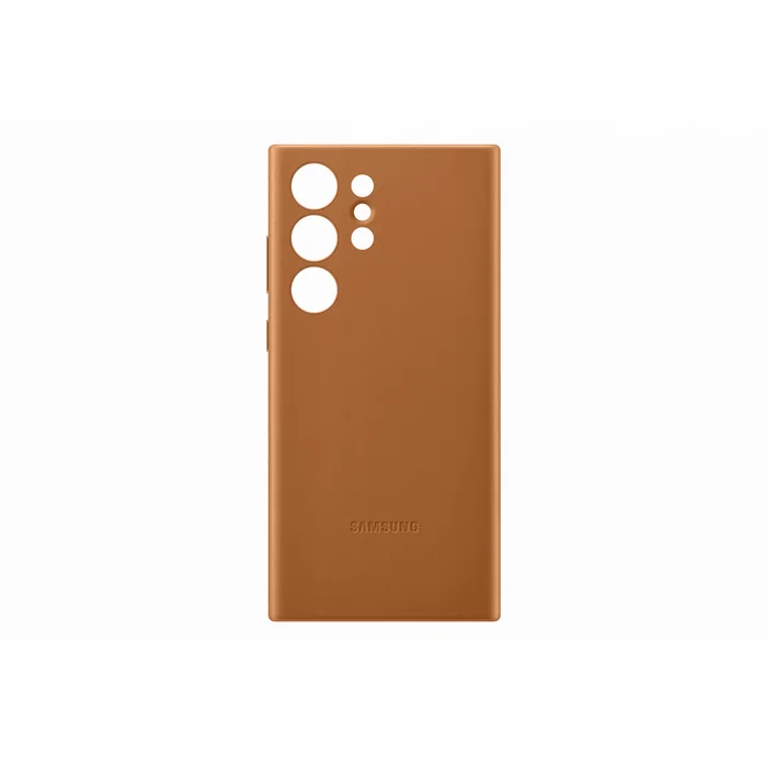 Samsung Galaxy S23 Ultra Leather Case Camel